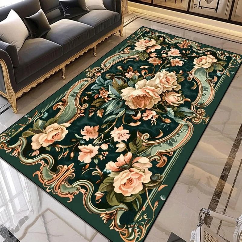 Tapete Antiderrapante, Tapete Boêmio Antiderrapante, American Retro, Tapetes Decorativos, Tapete de Banheiro, Tapete Felpudo, Tapete Redondo, Tapete Celeste, Tapetes Antiderrapantes, Tapetes de Sala, Tapetes Luxuosos, Tapetes Modernos, Tapetes de Veludo, Tapetes de Alta Qualidade, Tapetes Elegantes, Tapetes Para Decoração, Tapetes Para Sala de Estar