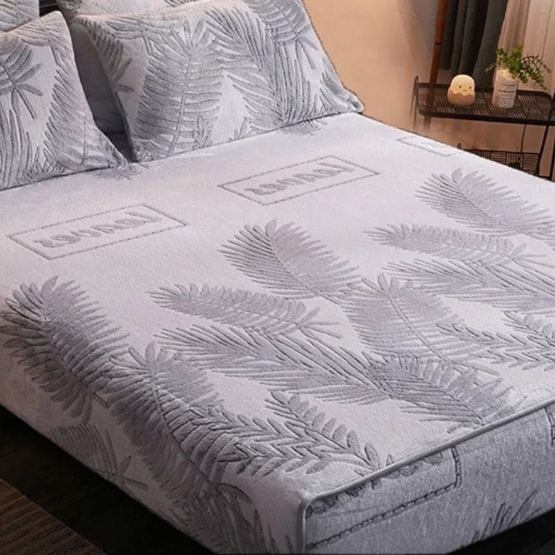 Lençol de Cama de Pelúcia com Elástico