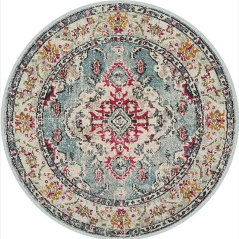Tapete Antiderrapante, Tapete Boêmio Antiderrapante, American Retro, Tapetes Decorativos, Tapete de Banheiro, Tapete Felpudo, Tapete Redondo, Tapete Celeste, Tapetes Antiderrapantes, Tapetes de Sala, Tapetes Luxuosos, Tapetes Modernos, Tapetes de Veludo, Tapetes de Alta Qualidade, Tapetes Elegantes, Tapetes Para Decoração, Tapetes Para Sala de Estar