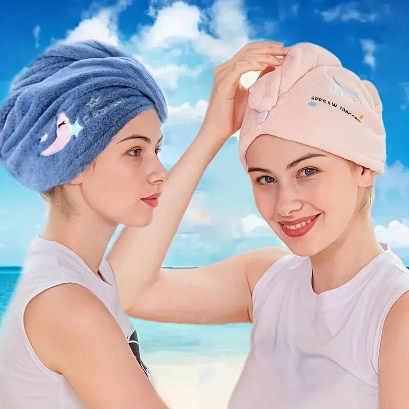 Toalha de Cabelo, Toalha de Microfibra, Toalha para Secagem Rápida, Toalha Antifrizz, Toalha de Algodão, Toalha Suave, Toalha Absorvente, Toalha Turbante, Toalha para Cabelos Longos, Toalha de Luxo, Toalha para Banho, Toalha Leve, Toalha Lavável, Toalha Confortável, Toalha para Cuidados Capilares, Toalha Ideal para Rotina de Beleza, CoreUtilidades