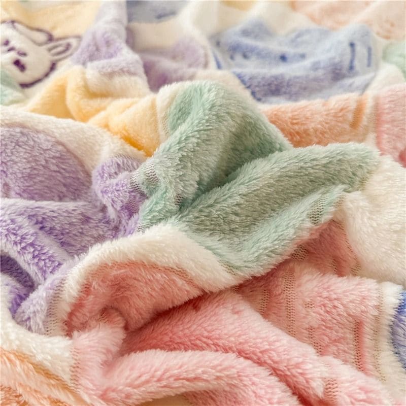 Lençol de Cama de Pelúcia com Elástico
